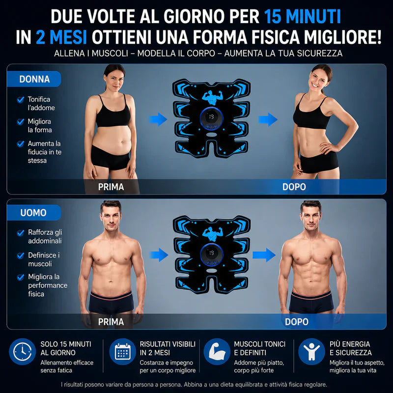 EMS Trainer Addominali Senza Sforzo