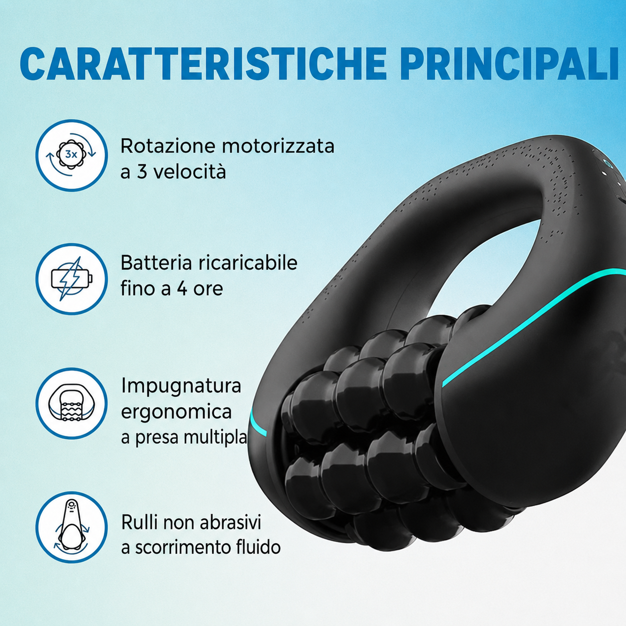 Massaggiatore Rullo Muscolare Portatile