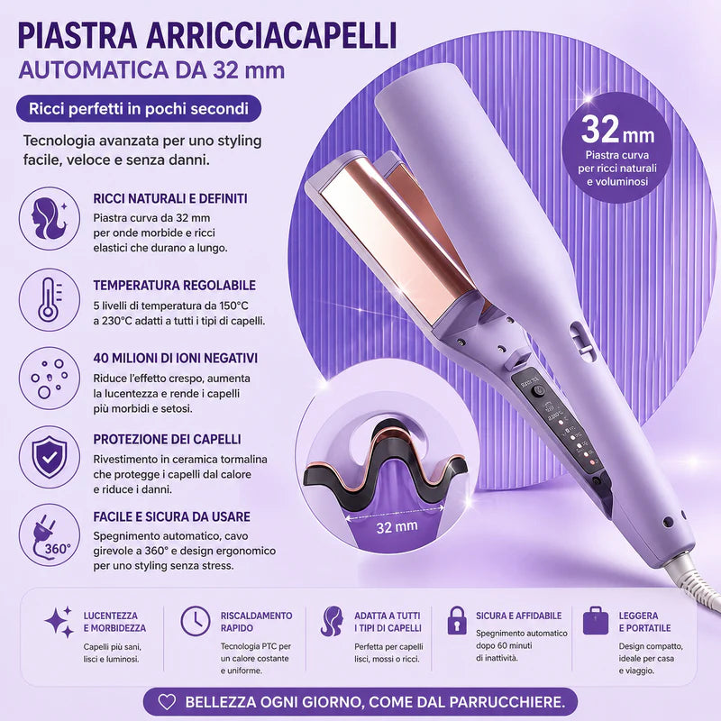 Arricciacapelli 32mm Onde Profonde