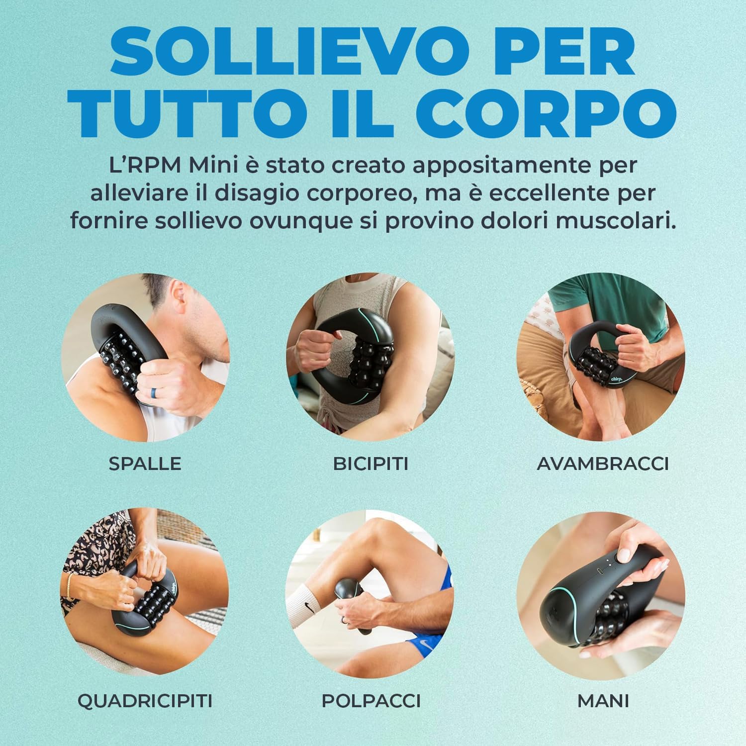 Massaggiatore Rullo Muscolare Portatile
