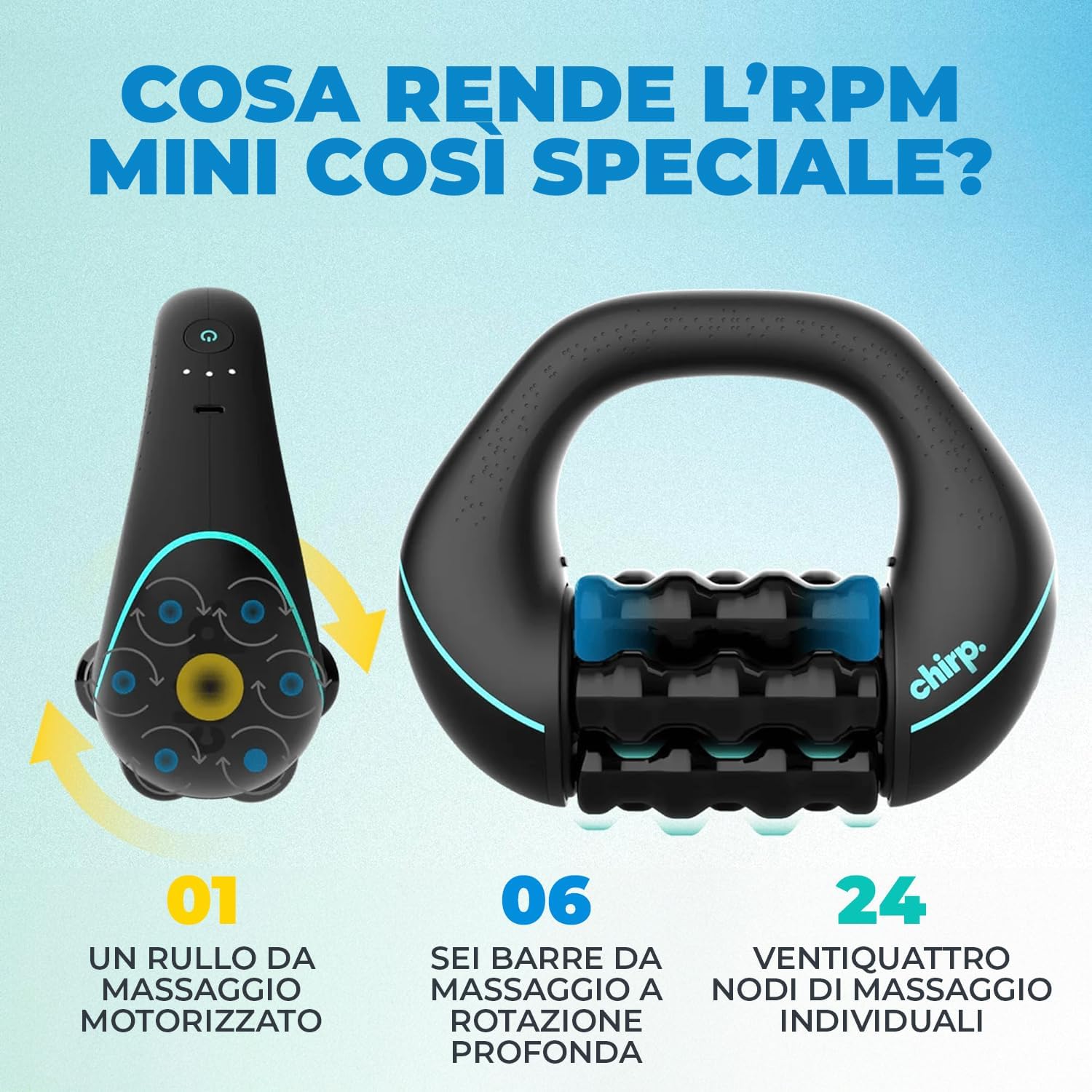 Massaggiatore Rullo Muscolare Portatile